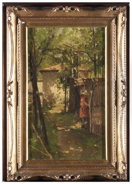 Fanciulla Nel Bosco Oil Painting by Achille Formis