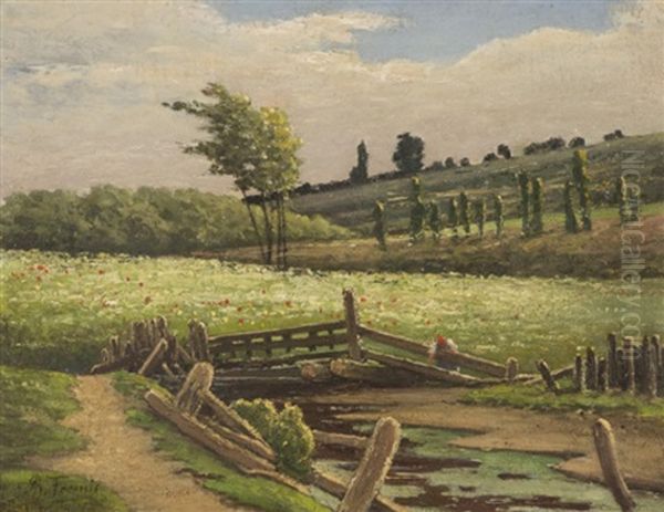 Paesaggio Oil Painting by Achille Formis