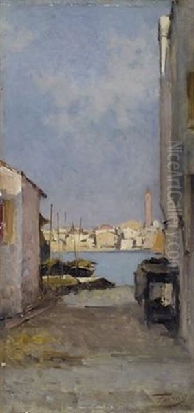 Scorcio Di Venezia Oil Painting by Achille Formis