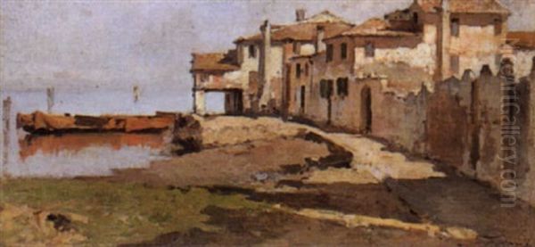 Laguna A Chioggia Oil Painting by Achille Formis