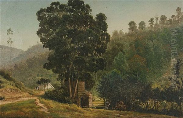 Near Cascade Brewery Oil Painting by Haughton Forrest