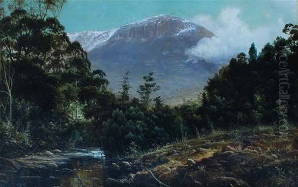 Mount Wellington, Hobart Oil Painting by Haughton Forrest