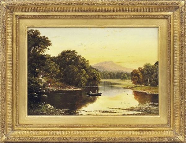 River Derwent, England Oil Painting by Haughton Forrest