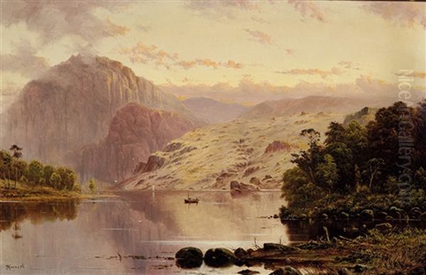 Lake St. Clare, Tasmania Oil Painting by Haughton Forrest