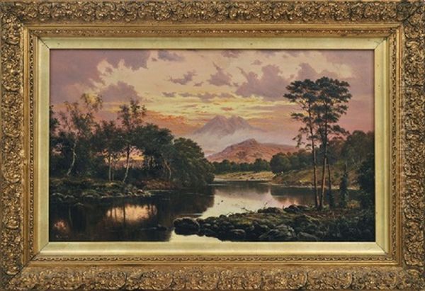 The River Eden Oil Painting by Haughton Forrest