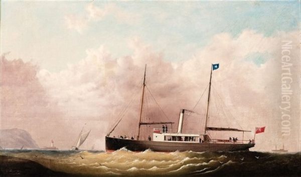 Ss. Huon Of The Iron Pot, Tasmania Oil Painting by Haughton Forrest