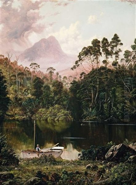 Mount Wellington Oil Painting by James Haughton Forrest