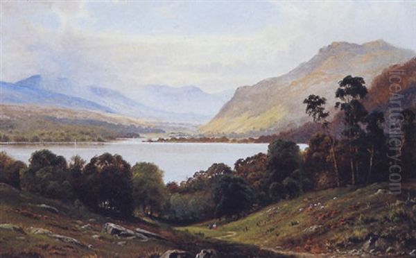 Head Of Loch Tay Oil Painting by James Haughton Forrest