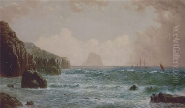 Distant View Of Ailsea Crag by James Haughton Forrest