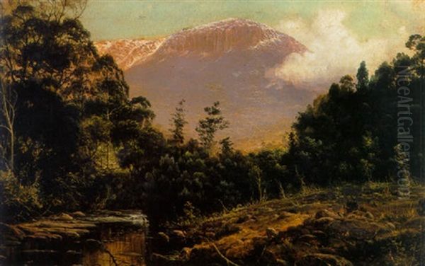 Mount Wellington, Hobart Oil Painting by James Haughton Forrest