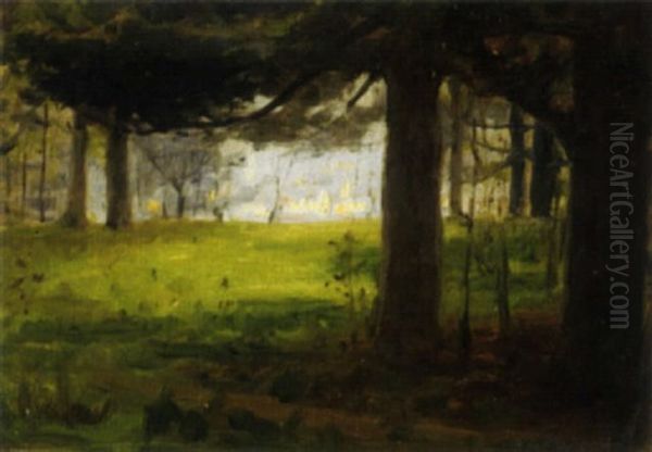 Wychwood Park Oil Painting by John Wycliffe Lewis Forster