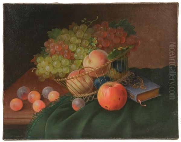 Still Life Of Fruit Oil Painting by George Forster