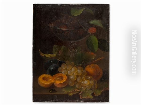 Still Life With Fruits Oil Painting by George Forster