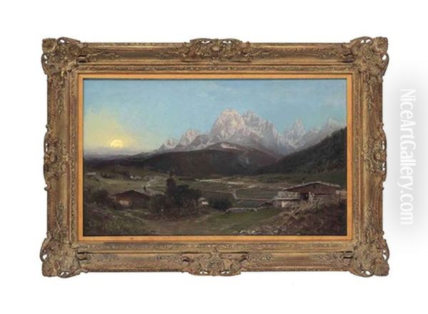 Sexten, Tyrol Oil Painting by Otto Foersterling