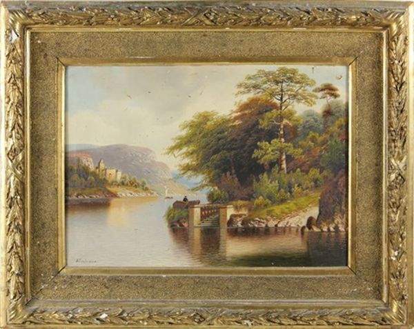 Landscape Oil Painting by Arnold Forstmann