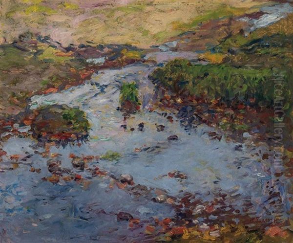 Creek Bed Oil Painting by William Forsyth