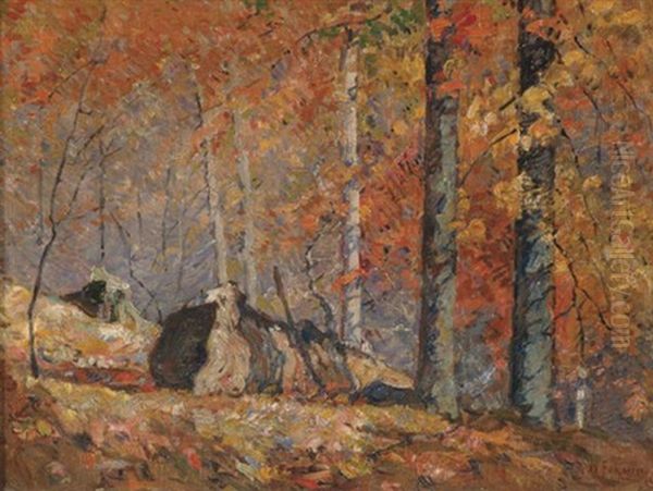 Sunlight In The Woods Oil Painting by William Forsyth