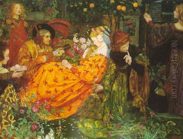 The Deceitfulness Of Riches Oil Painting by Eleanor Fortescue-Brickdale