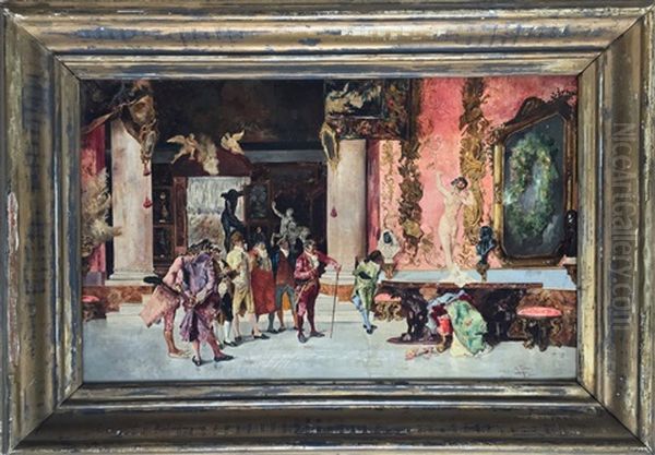 The Choice Of A Model Oil Painting by Mariano Jose Maria Bernardo Fortuny y Carbo