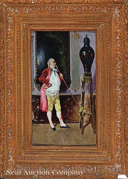 The Connoisseur Oil Painting by Mariano Jose Maria Bernardo Fortuny y Carbo