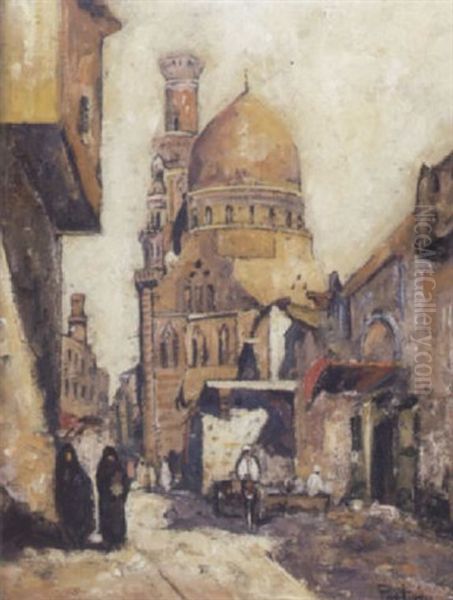 Rue Du Caire Oil Painting by Mariano Jose Maria Bernardo Fortuny y Carbo