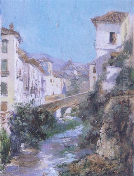 El Darro, Granada by Mariano Fortuny y de Madrazo