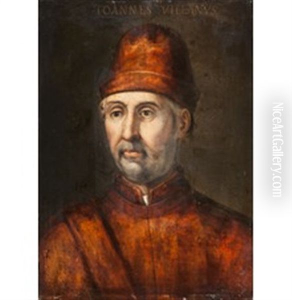 Ritratto Di Giovanni Villani Oil Painting by Pier Francesco Di Jacopo Foschi