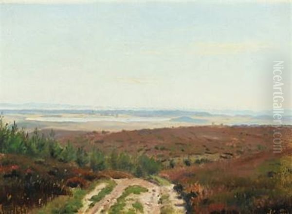 The Heath Oil Painting by Harald Frederick Foss