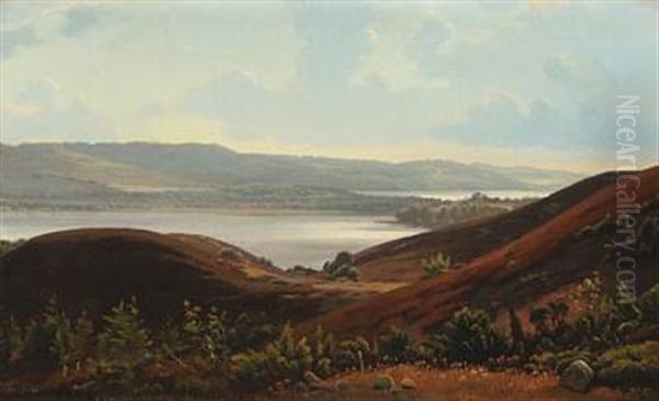 Landscape From Salten Langso Oil Painting by Harald Frederick Foss