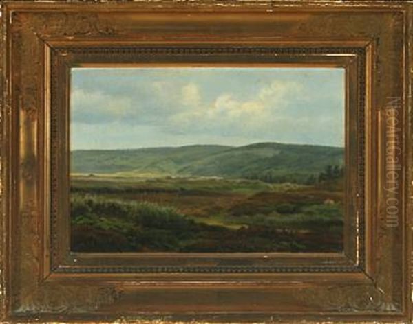 View From Svinklov Oil Painting by Harald Frederick Foss