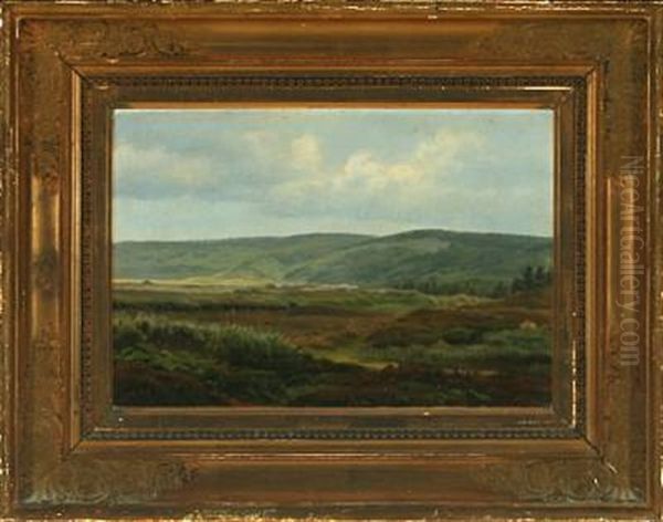 View From Svinklov Oil Painting by Harald Frederick Foss