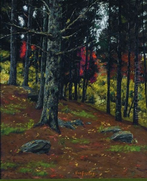 In The Pines Oil Painting by Ben Foster