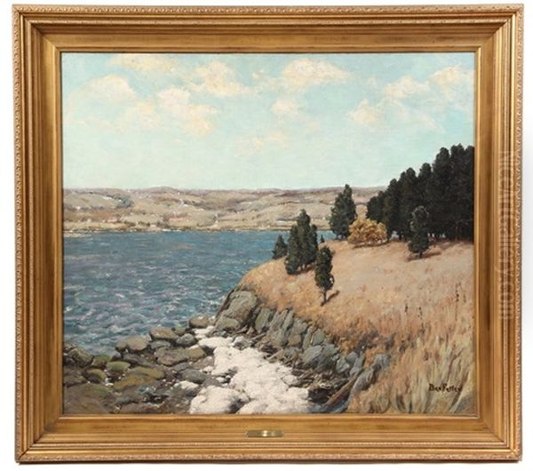 Along The Connecticut River Oil Painting by Ben Foster