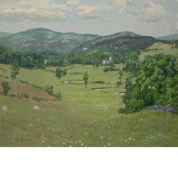 Valley Landscape Oil Painting by Ben Foster