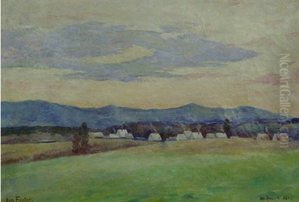 North Anson, Maine Oil Painting by Ben Foster