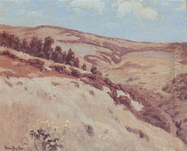 Golden Hills Oil Painting by Ben Foster