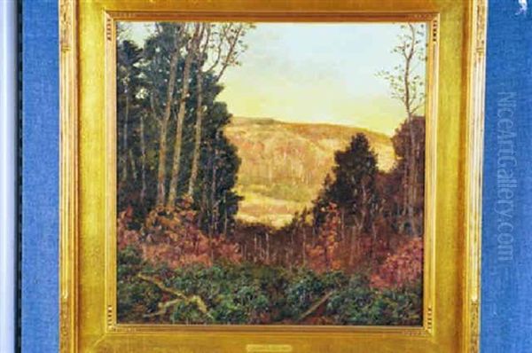 Hillside View Oil Painting by Ben Foster