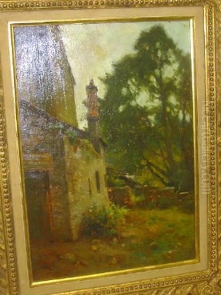 Mill By A Woodland Stream Oil Painting by William Gilbert Foster