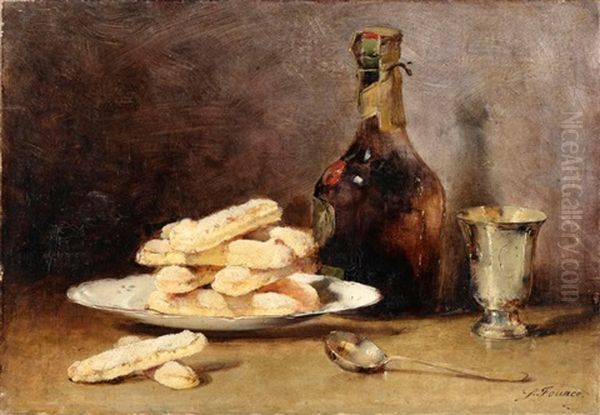 Les Biscuits Oil Painting by Guillaume Romain Fouace