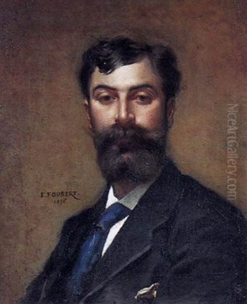 Autoportrait Oil Painting by Emile-Louis Foubert