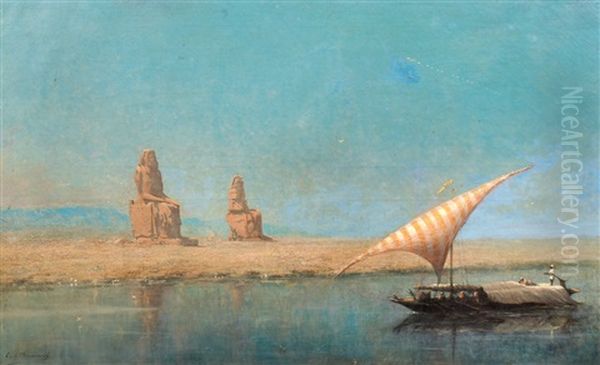 Les Colosses De Memnon by Gaston de Foucaucourt