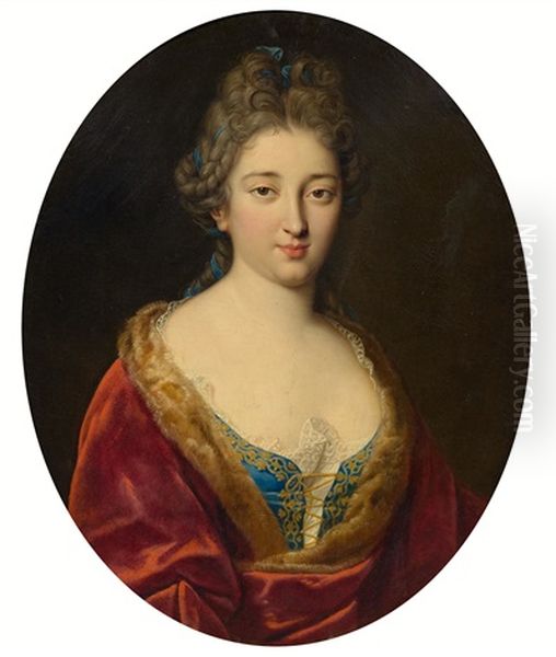 Portrait Of A Noblewoman Oil Painting by Nicolas Fouche