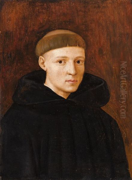 Portrat Eines Jungen Monchs Oil Painting by Jean Fouquet