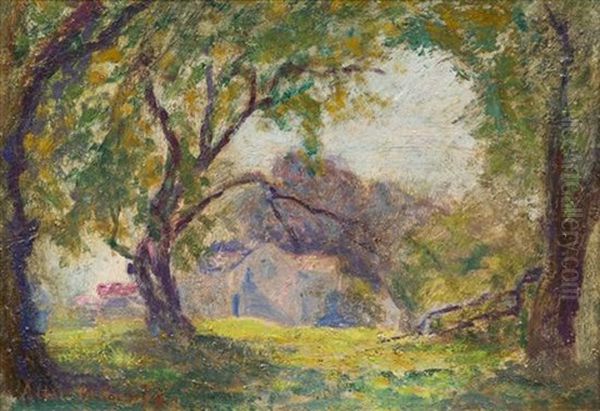 Monet A Giverny Maison Oil Painting by Albert Auguste Fourie