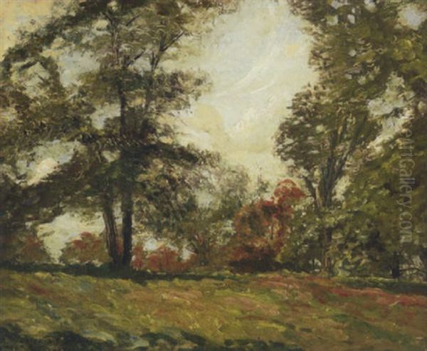 East Aurora Landscape Oil Painting by Alexis Jean Fournier