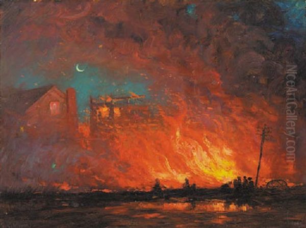 Raging Fire, Night by Alexis Jean Fournier