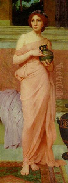 The Grecian Urn Oil Painting by Robert Fowler