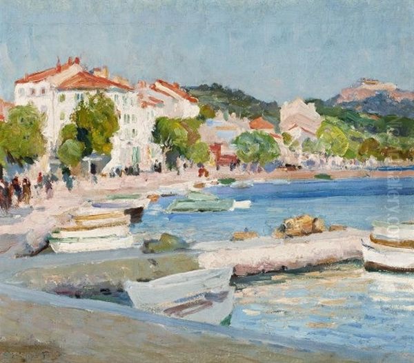 Cassis, South Of France Oil Painting by Emanuel Phillips Fox