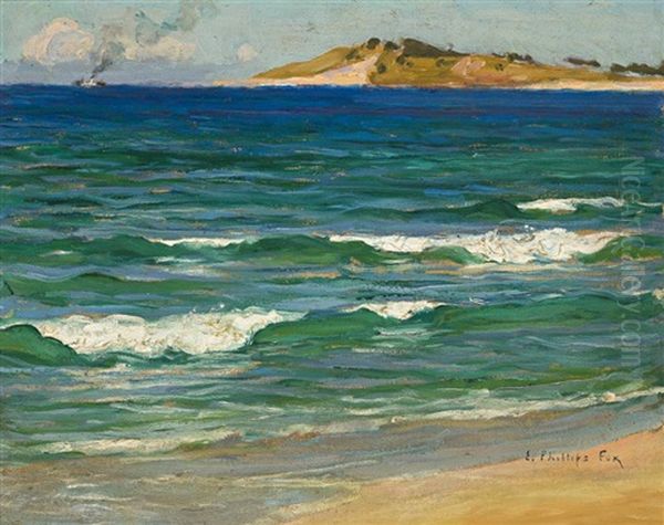 Sea At Narrabeen Oil Painting by Emanuel Phillips Fox