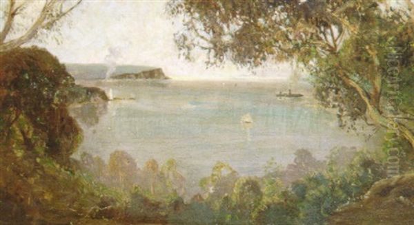 North Head, Sydney Harbour Oil Painting by Emanuel Phillips Fox